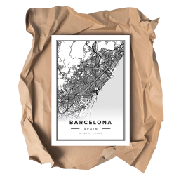 Barcelona Framed