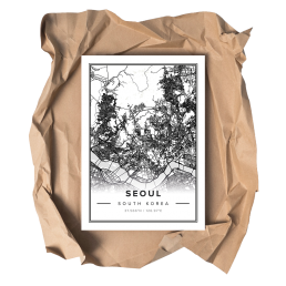 Seoul Framed